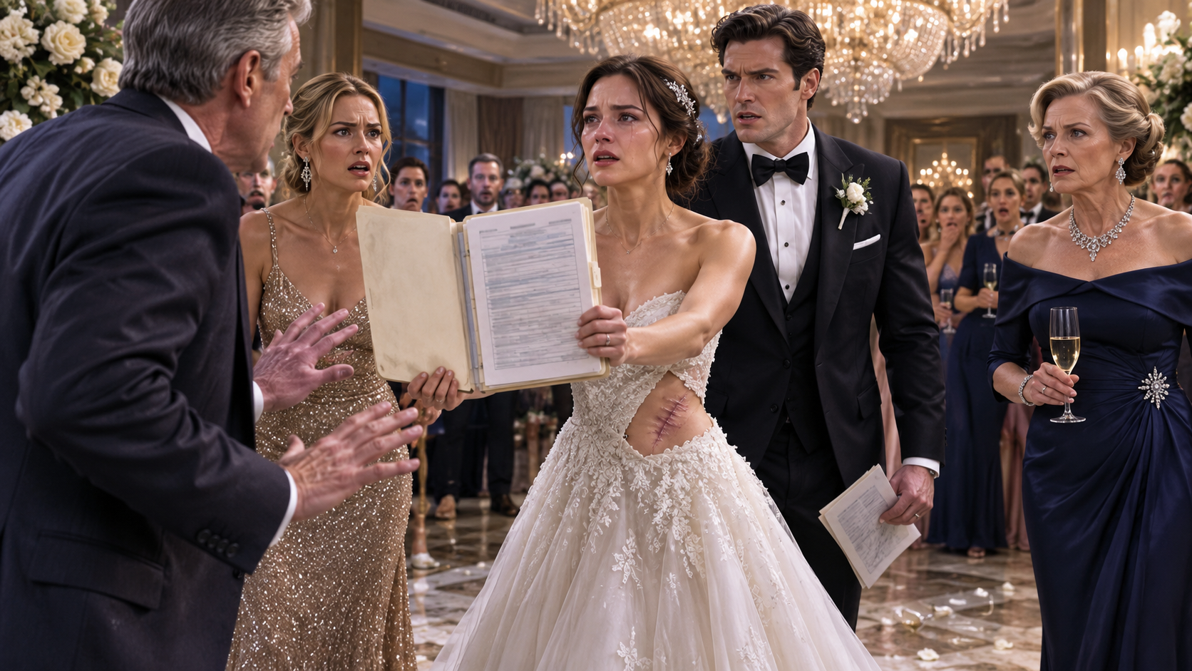 THE SCARS BENEATH MY WEDDING DRESS