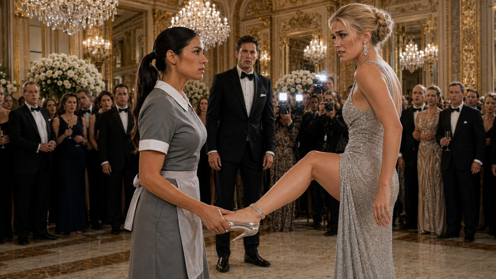 SHE KICKED THE MAID IN FRONT OF 300 GUESTS.SHE HAD NO IDEA WHO I USED TO BE.