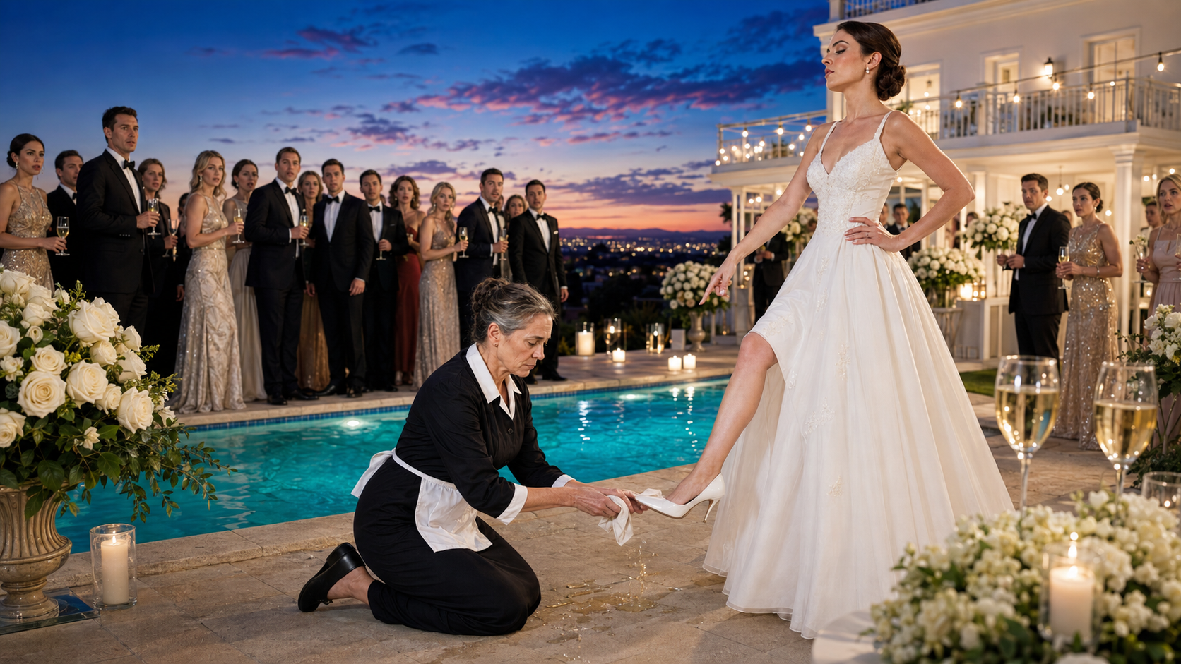 I Humiliated the Maid at My Wedding—Then My Groom Called Her Mom