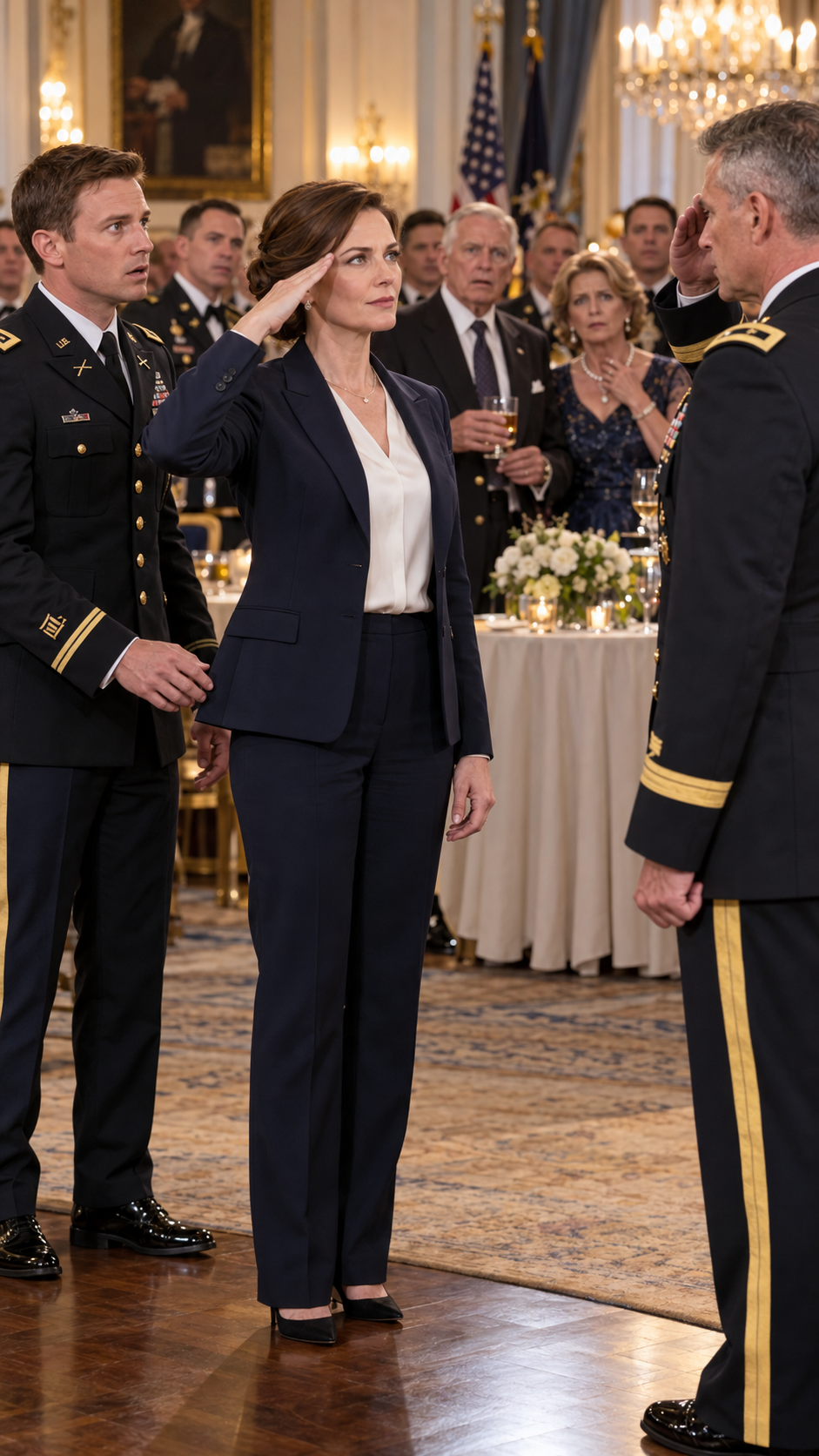 MY BROTHER TRIED TO THROW ME OUT OF HIS PROMOTION PARTY—THEN HIS COMMANDER SALUTED ME